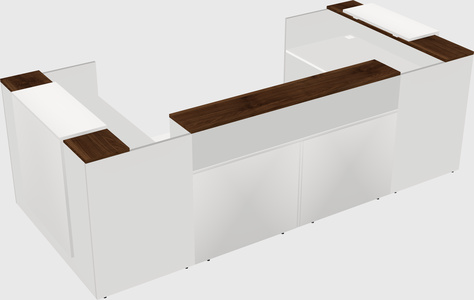 Reception desk u-shape