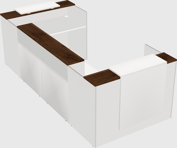 Reception desk u-shape
