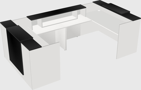 Reception desk u-shape
