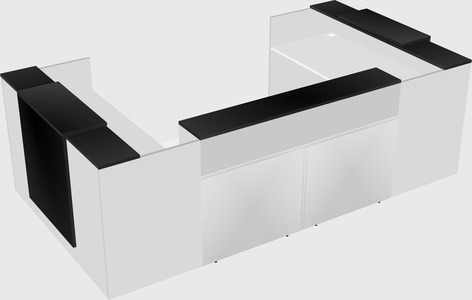 Reception desk u-shape