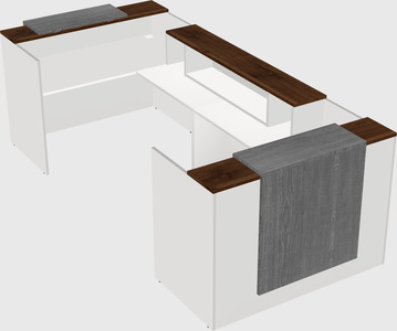 Reception desk u-shape