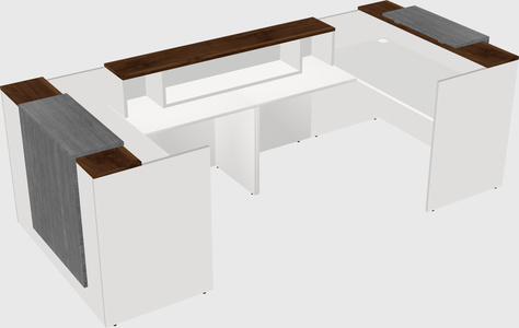 Reception desk u-shape