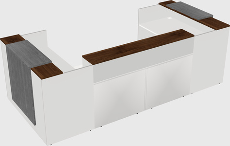 Reception desk u-shape