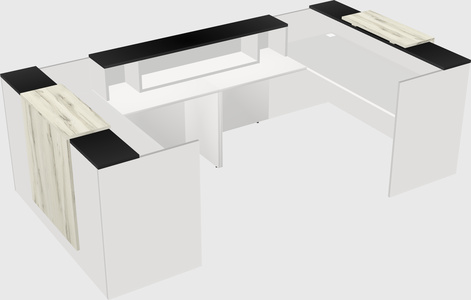 Reception desk u-shape
