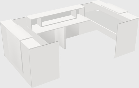 Reception desk u-shape
