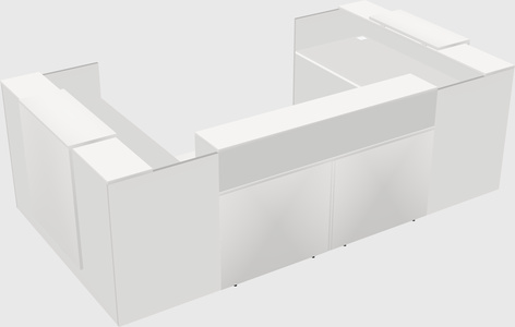 Reception desk u-shape