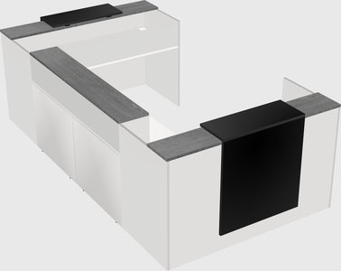 Reception desk u-shape