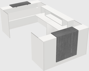 Reception desk u-shape