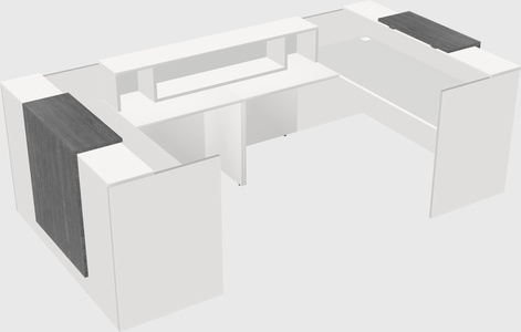 Reception desk u-shape