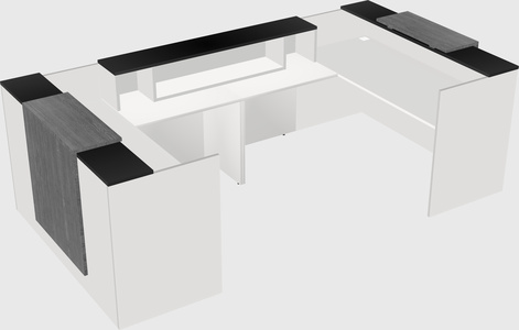 Reception desk u-shape