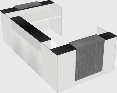 Reception desk u-shape