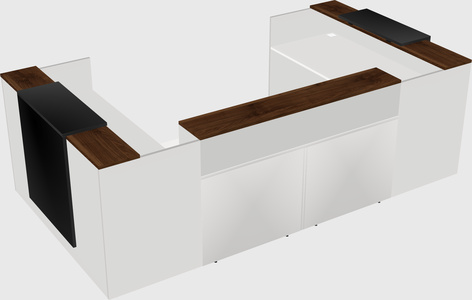 Reception desk u-shape