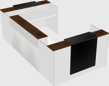 Reception desk u-shape