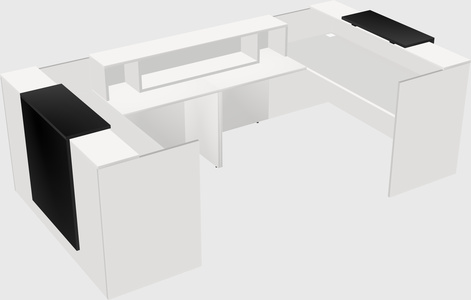 Reception desk u-shape