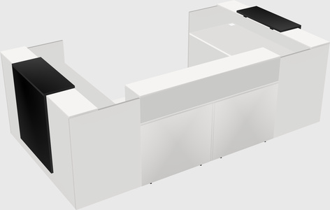 Reception desk u-shape