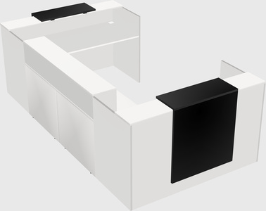 Reception desk u-shape