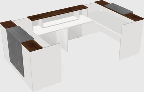 Reception desk u-shape