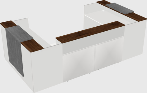 Reception desk u-shape