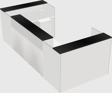 Reception desk u-shape