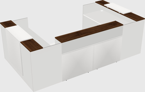 Reception desk u-shape