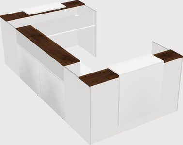 Reception desk u-shape