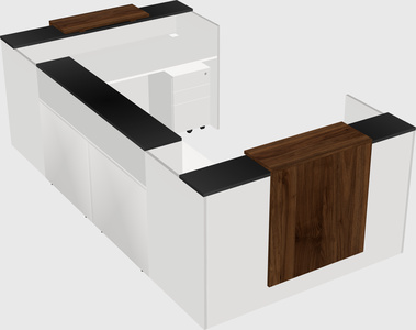 Reception desk u-shape
