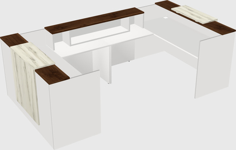 Reception desk u-shape