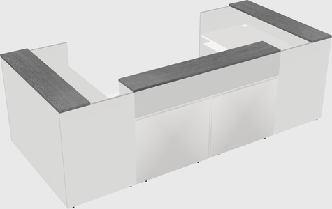 Reception desk u-shape