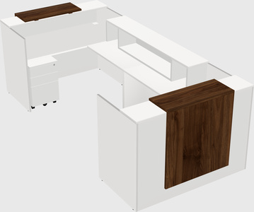 Reception desk u-shape