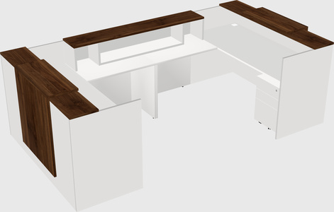 Reception desk u-shape