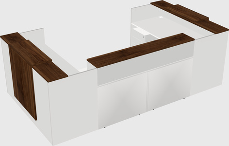 Reception desk u-shape