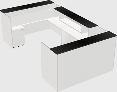 Reception desk u-shape