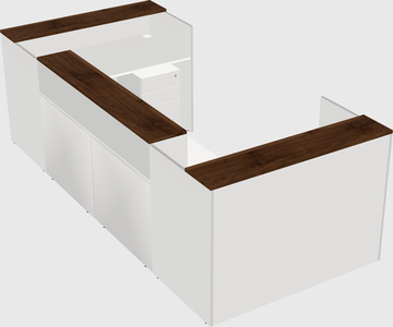 Reception desk u-shape