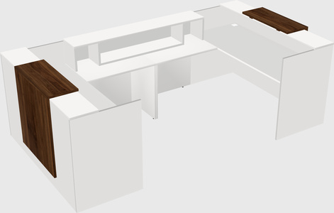 Reception desk u-shape