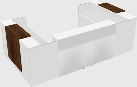 Reception desk u-shape