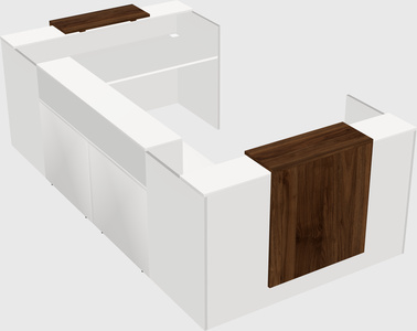 Reception desk u-shape