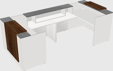 Reception desk u-shape