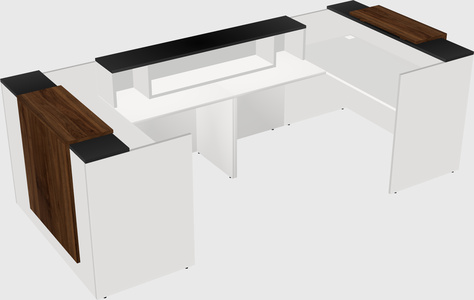 Reception desk u-shape