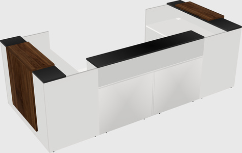 Reception desk u-shape
