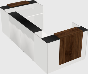 Reception desk u-shape
