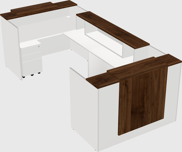Reception desk u-shape