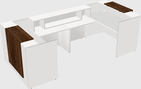 Reception desk u-shape