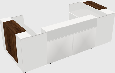 Reception desk u-shape