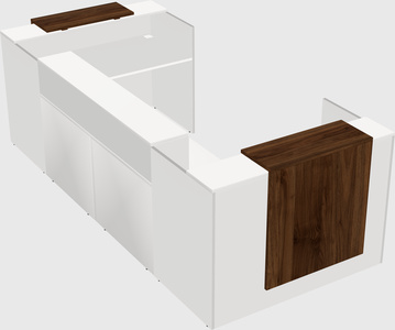 Reception desk u-shape