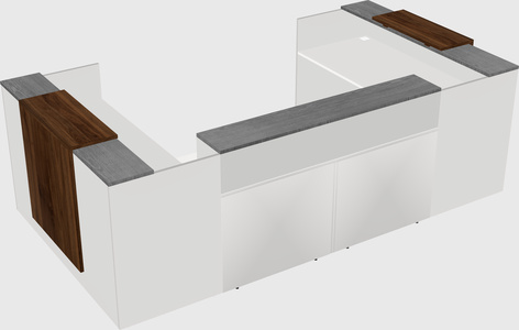 Reception desk u-shape