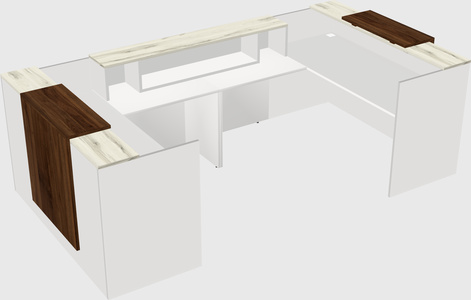 Reception desk u-shape
