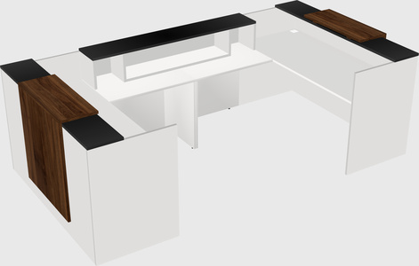 Reception desk u-shape