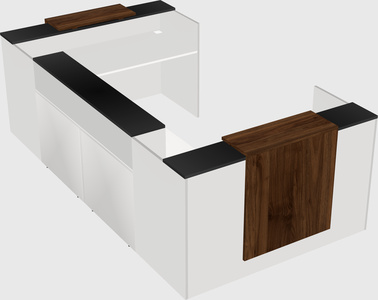 Reception desk u-shape