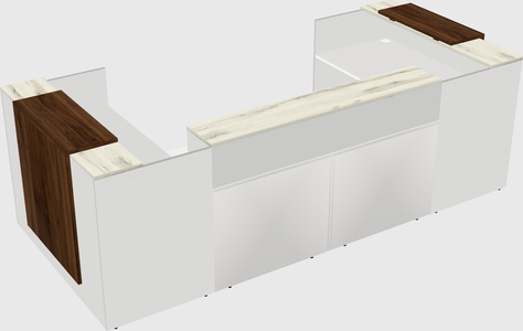 Reception desk u-shape