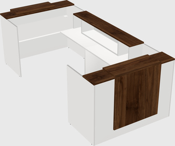 Reception desk u-shape